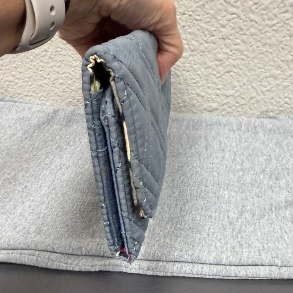 Vera Bradley Blue/Gray Quilted Wallet